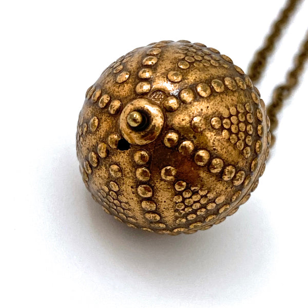 Kalevala Koru bronze sphere necklace
