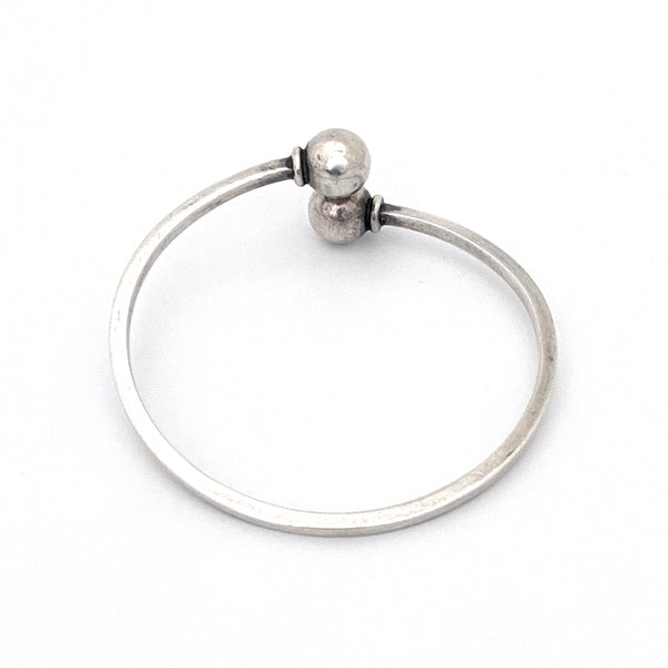 Hans Hansen silver spheres bangle bracelet