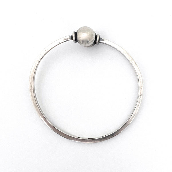 Hans Hansen silver spheres bangle bracelet