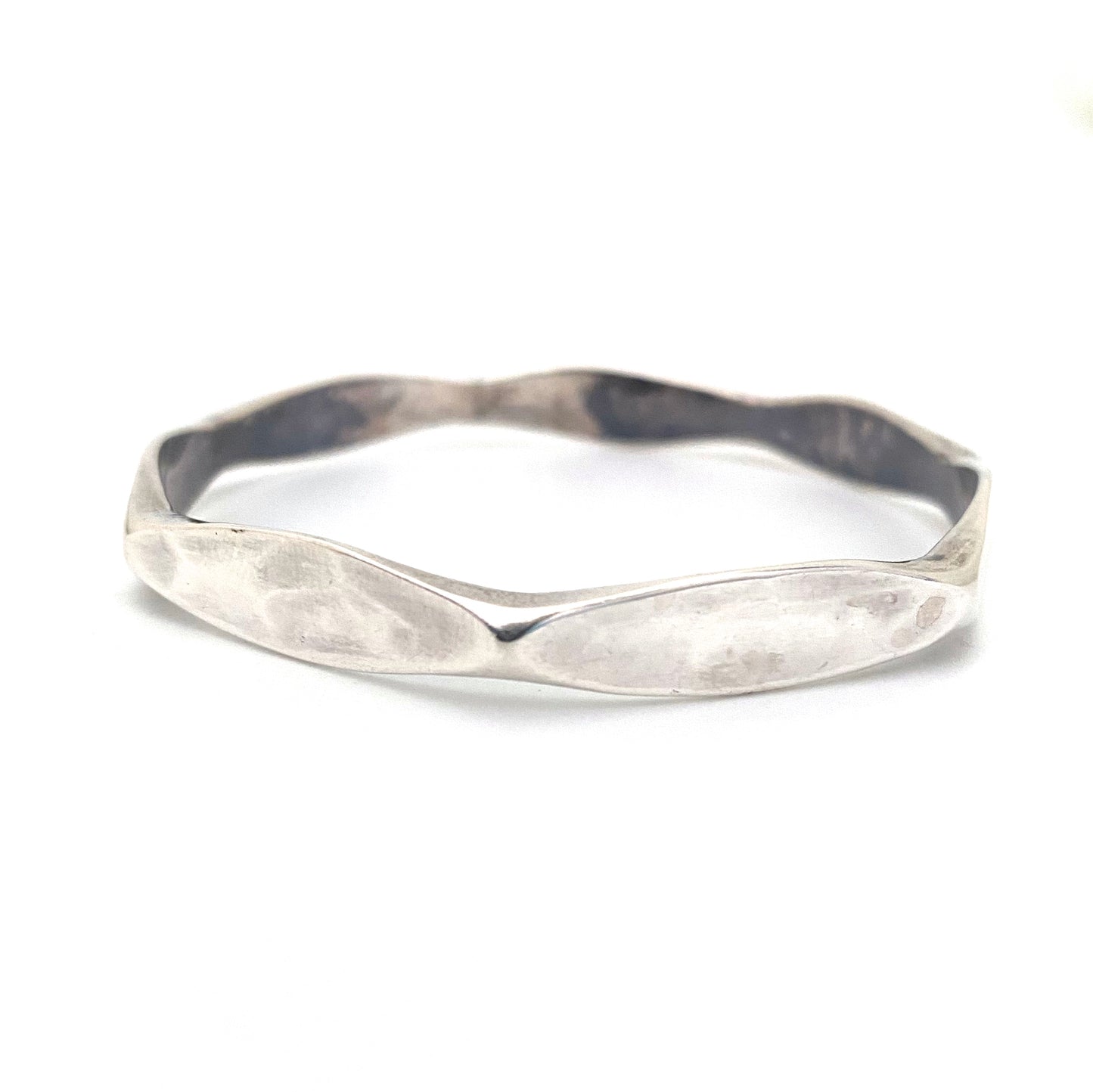 Plus Studios / Norway Design silver 'Nut' bangle #2 ~ Ragnar Hansen