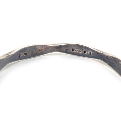 Plus Studios / Norway Design silver 'Nut' bangle #2 ~ Ragnar Hansen