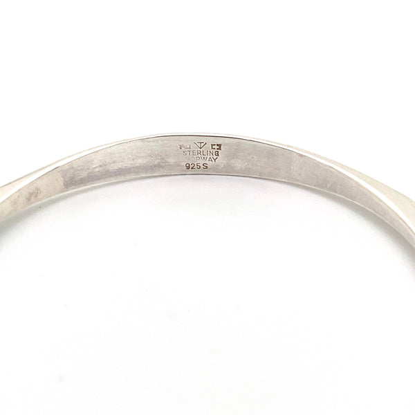 Plus Studios / Norway Design hammered silver bangle ~ Tone Vigeland