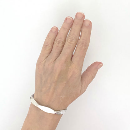 scale Plus Studios Norway Design vintage silver Nut bangle bracelet 2 Ragnar Hansen Scandinavian Modernist jewelry design