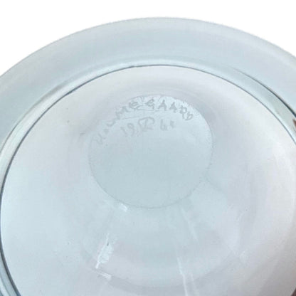 Holmegaard aqua blue dish ~ Per Lutken