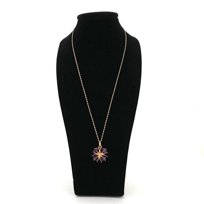 Kupittaan Kulta 14k gold & amethyst pendant ~ Elis Kauppi