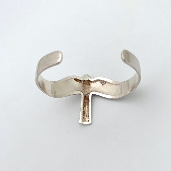 Lapponia silver bird cuff bracelet ~ 1978