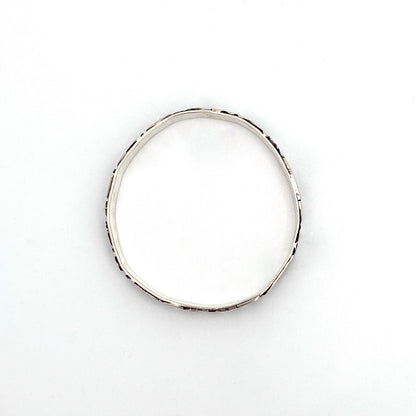 vintage silver studio made bangle bracelet