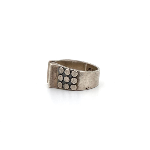 Plus Design Norway silver 'dots' ring ~ Anna Greta Eker