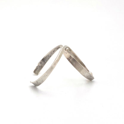 profile Jean Lasnier USA vintage silver pearl cuff bracelet American Modernist jewelry design