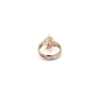 Lapponia textured silver ring ~ 1984