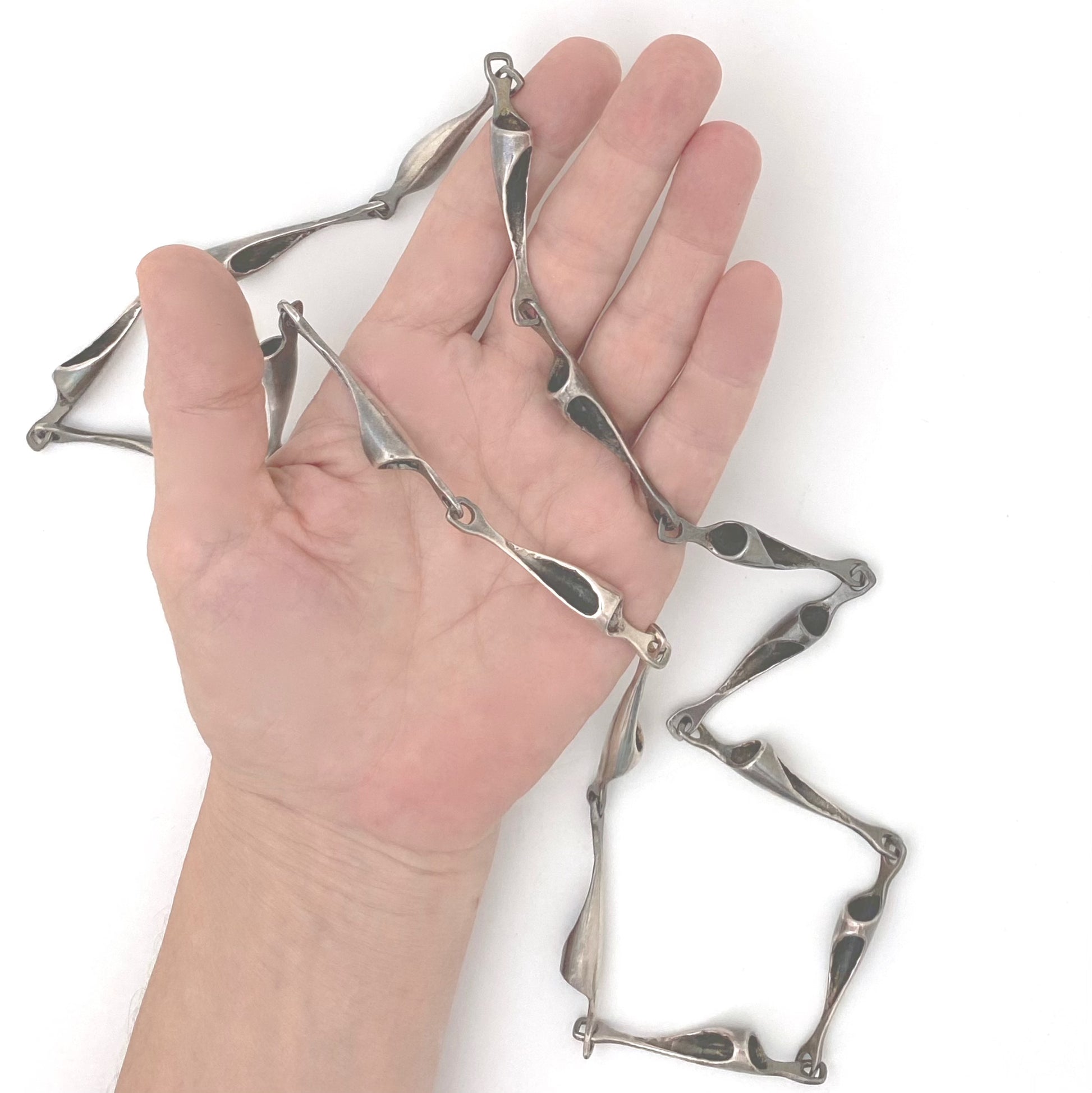 scale Lapponia Finland vintage silver Entire Life necklace Poul Havgaard 1976 Scandinavian Modernist jewelry design