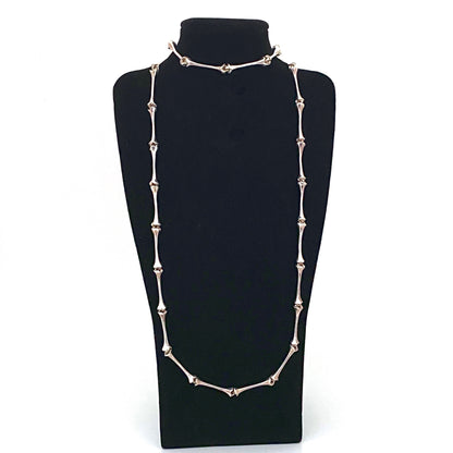 Lapponia long link sculptural chain necklace