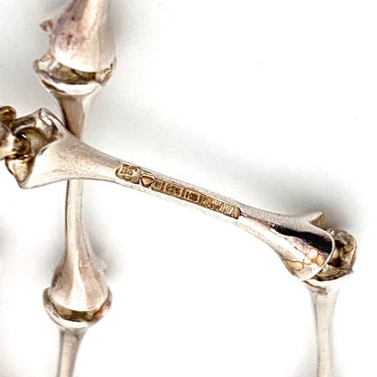 Lapponia long link sculptural chain necklace