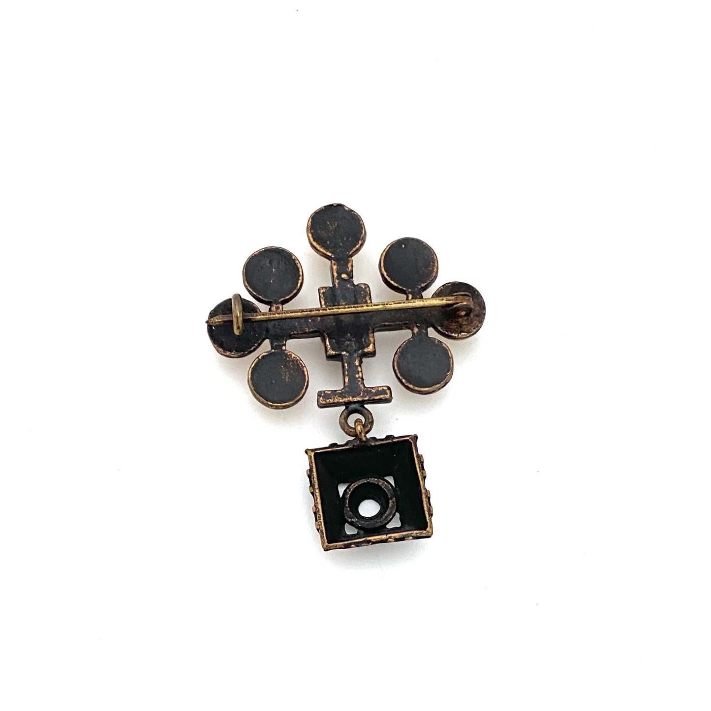 Pentti Sarpaneva vintage bronze kinetic brooch