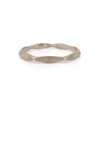 Plus Studios Norway Design vintage silver Nut bangle bracelet Ragnar Hansen Scandinavian Modernist jewelry design