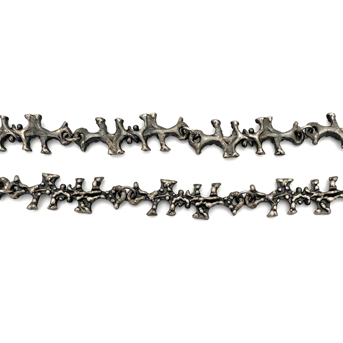 Robert Larin long link chain necklace ~ double sided