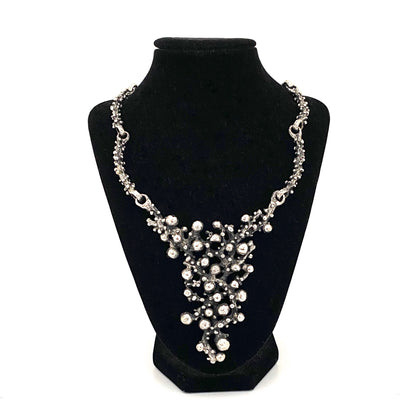 Robert Larin large openwork bib necklace