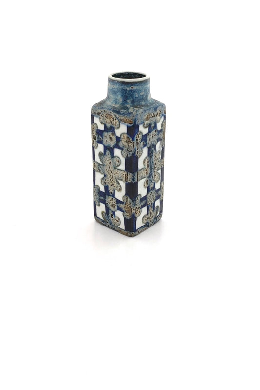 Royal Copenhagen Denmark vintage faience small Baca vase Nils Thorsson Scandinavian Modern design