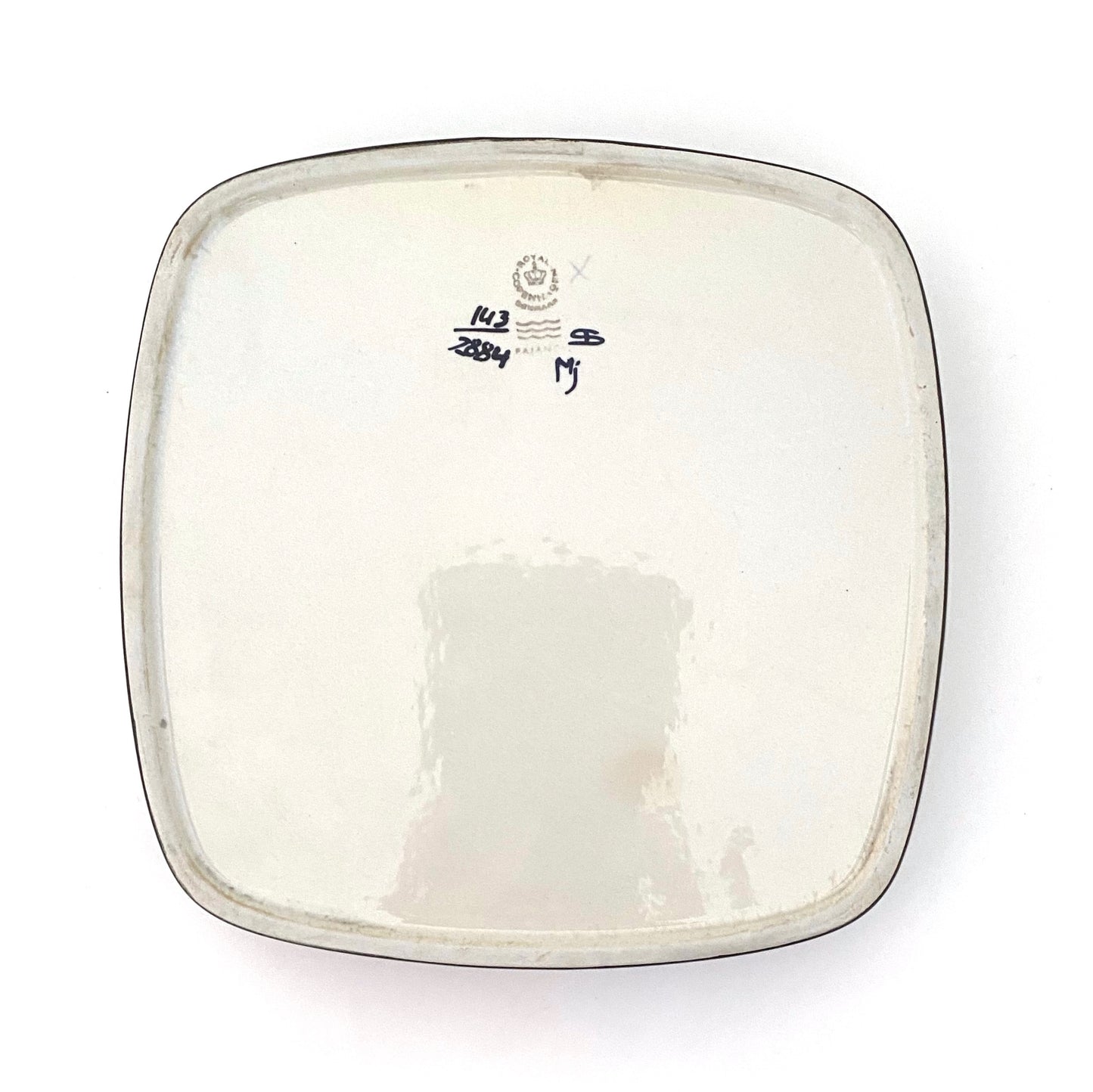 Royal Copenhagen 'Tenera' square bird dish ~ Marianne Johnson