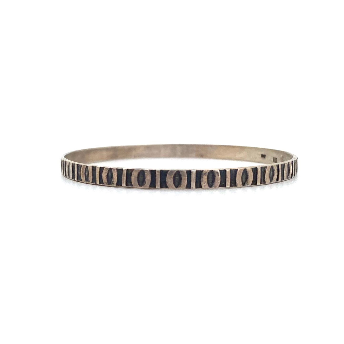 Rytosztuka Poland textured silver bangle