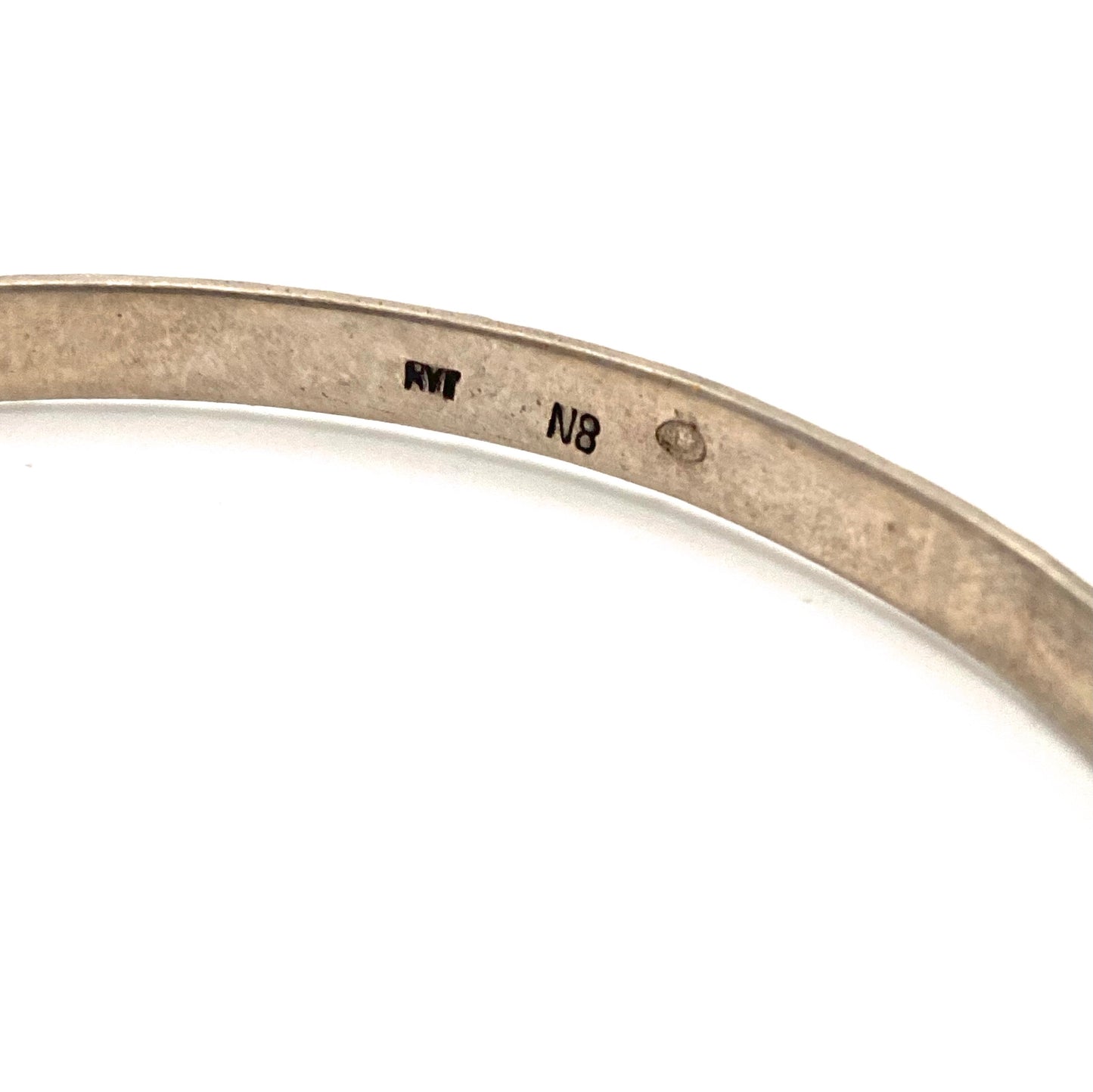 Rytosztuka Poland textured silver bangle