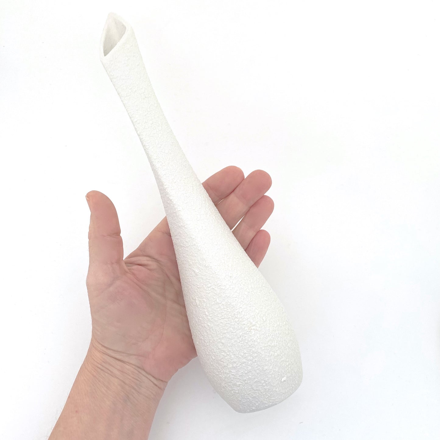 scale Sgrafo Modern Germany vintage porcelain textured Korallenform vase Peter Muller Modernist design