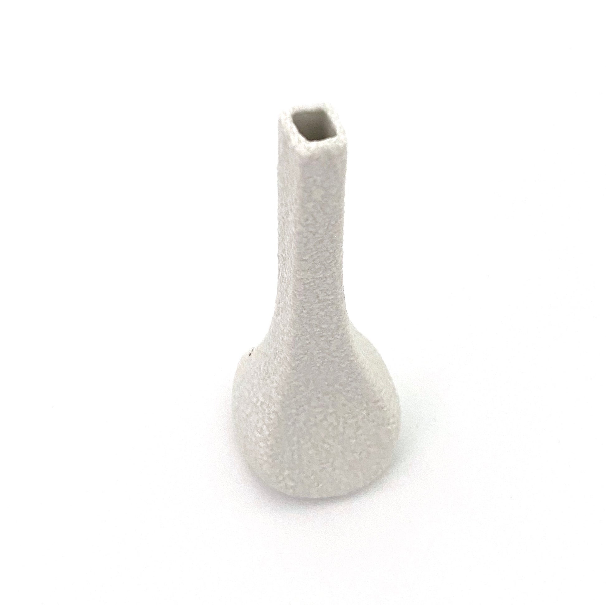 detail Sgrafo Modern Germany vintage textured porcelain Korallenform vase Peter Muller mid century modern design
