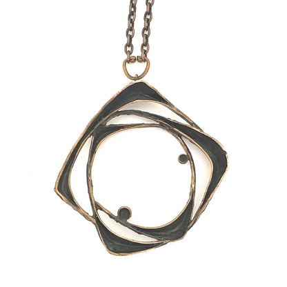 Sten & Laine large bronze pendant necklace