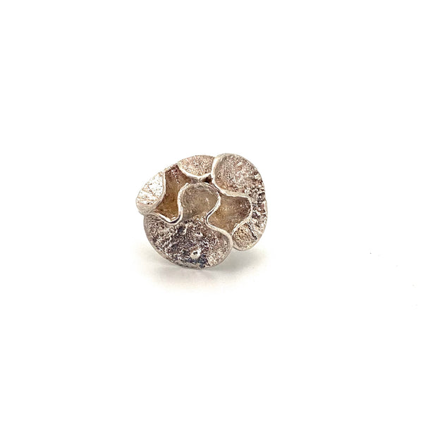 extra large 'Water Lily' ring ~ Theresia Hvorslev, 1975