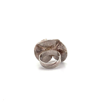 extra large 'Water Lily' ring ~ Theresia Hvorslev, 1975