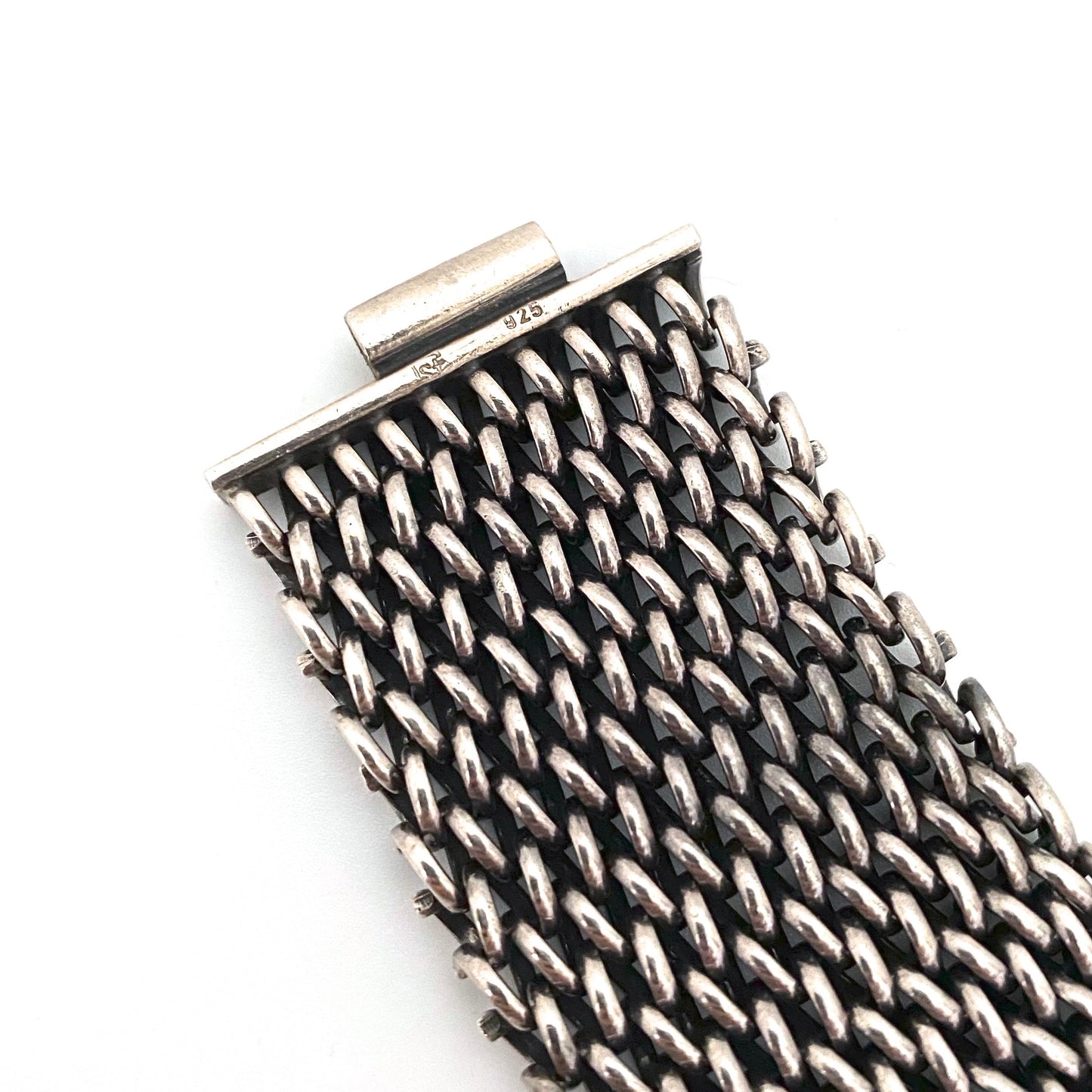 Tomasz Stajszczak Poland heavy silver coil link bracelet
