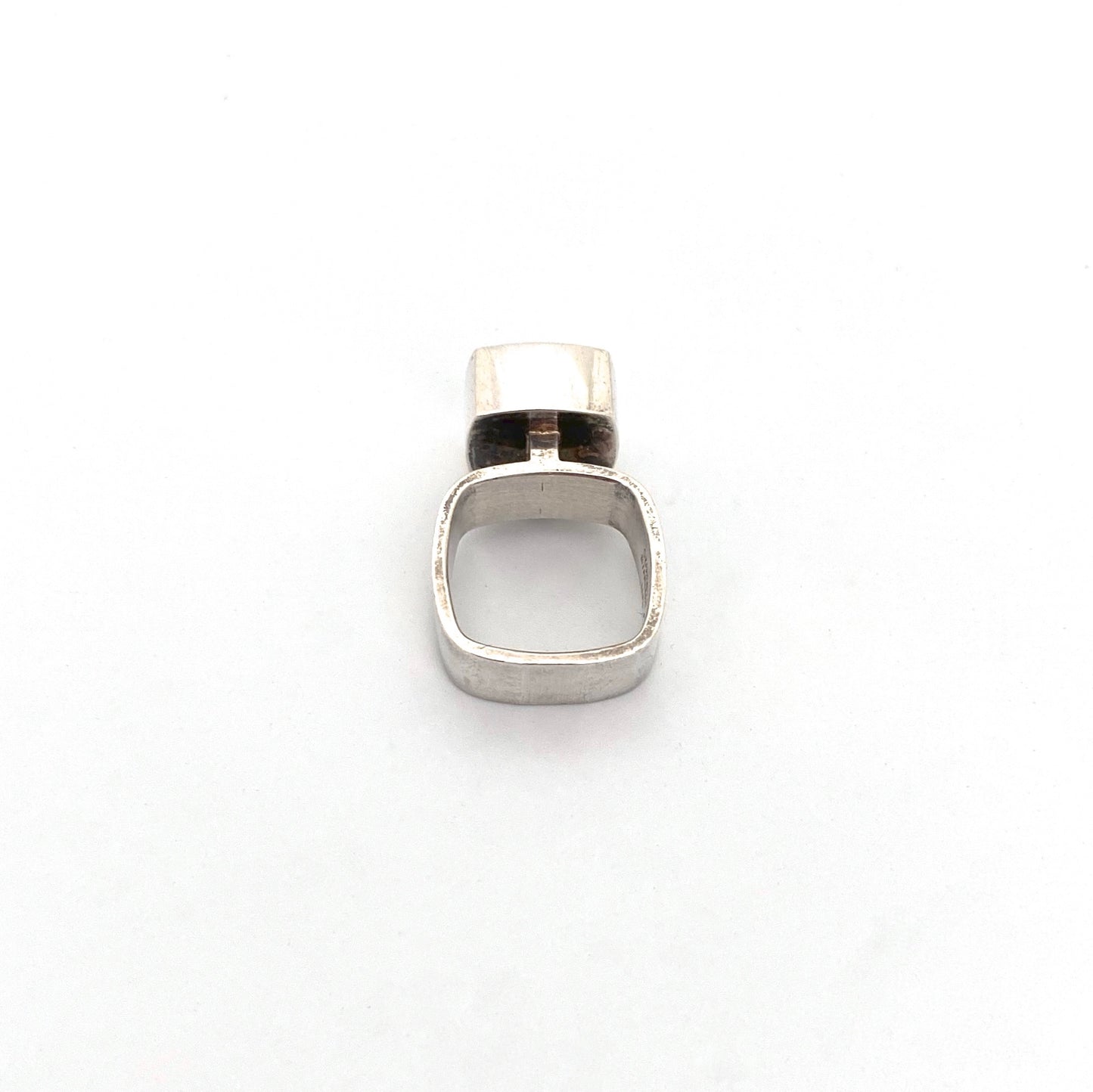Walter Schluep silver & pearl ring ~ with original box