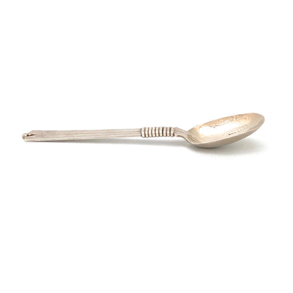 profile William Spratling Taxco Mexico vintage silver serving spoon Silver Thread midcentury modern design
