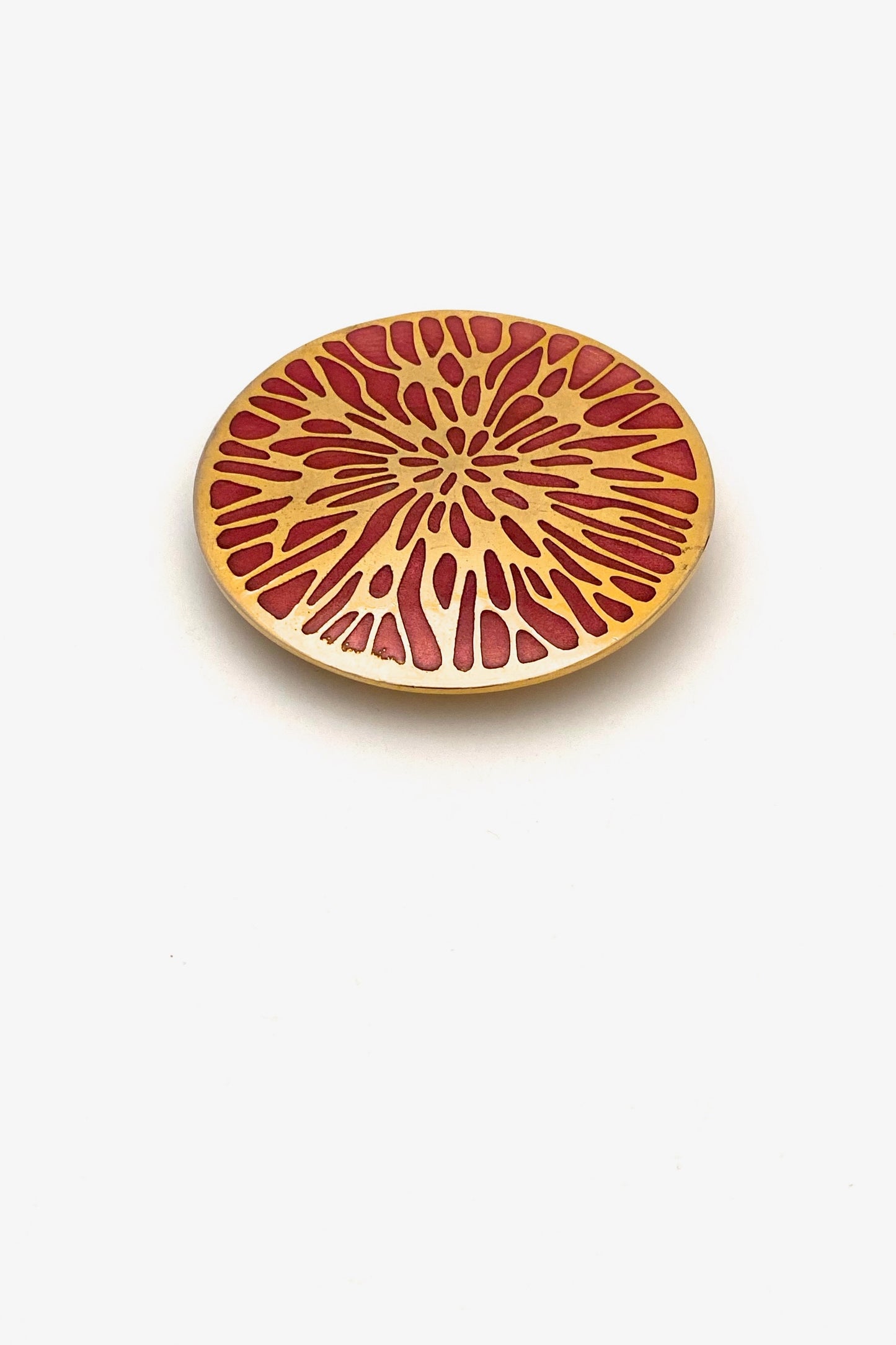 de Passille-Sylvestre Canada vintage enamel large belt buckle Canadian Modernist jewelry design