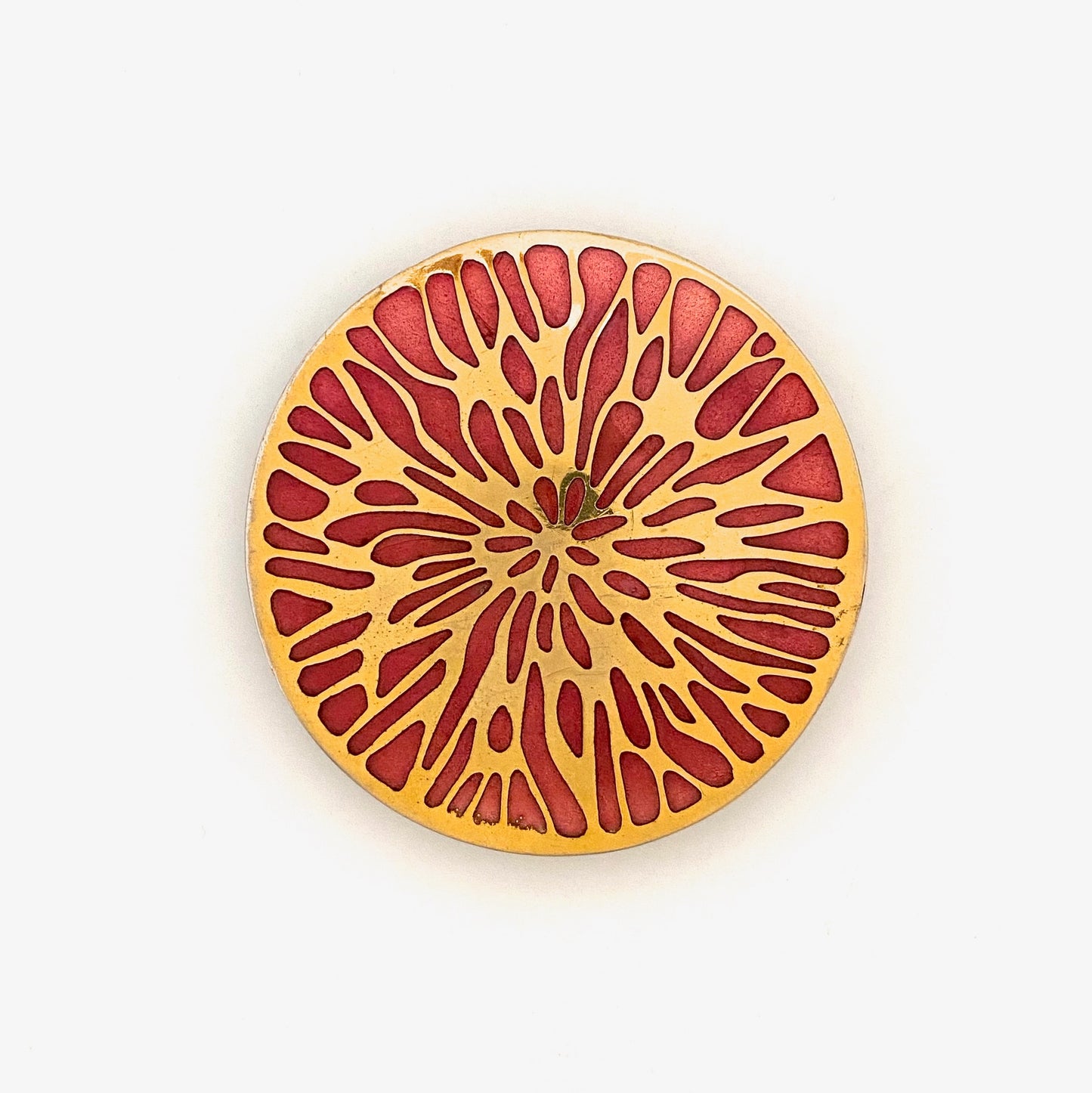 de Passille-Sylvestre large 'pink grapefruit' belt buckle ~ ON HOLD