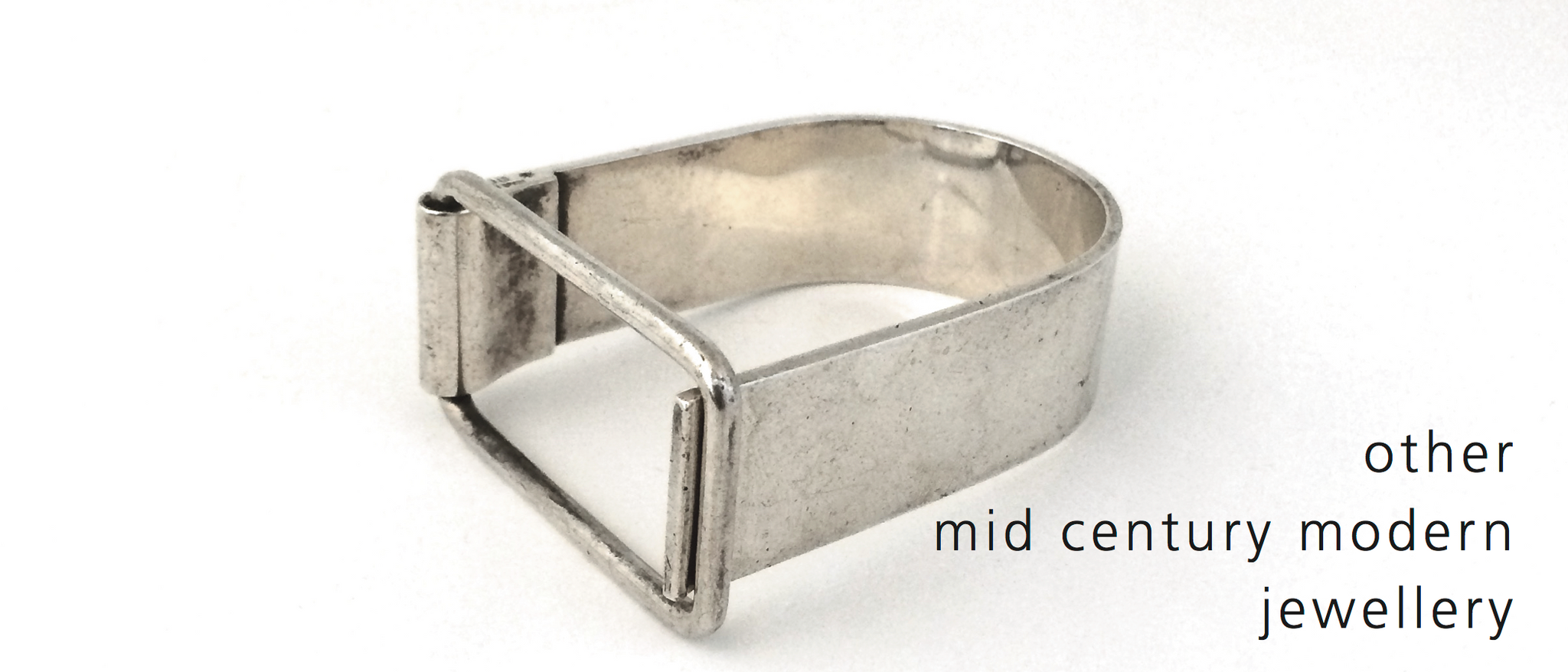 vintage modernist mid century silver designer and studio jewellery