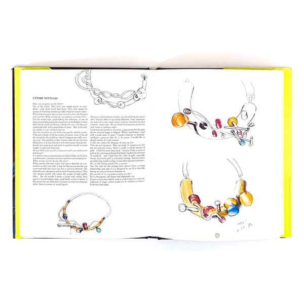 Ettore Sottsass Jewelry by Architects1987 Barbara Radice vintage jewelry reference book
