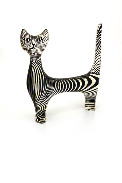 Abraham Palatnik Brazil vintage lucite op art standing cat sculpture mid century design