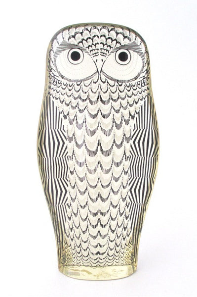 Abraham Palatnik Brazil vintage acrylic large owl sculpture bird
