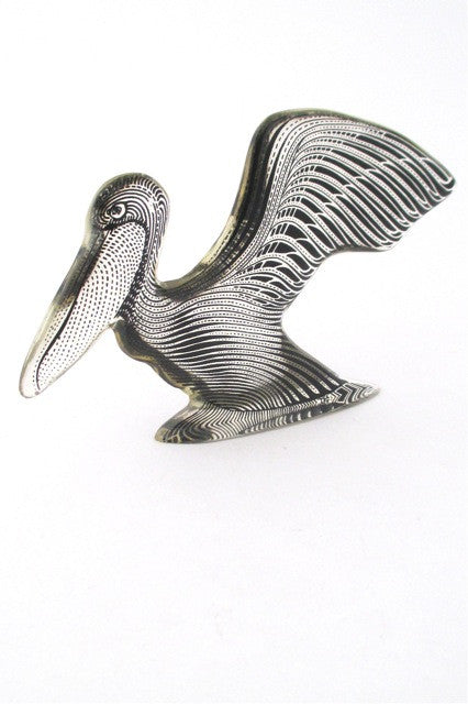 Abraham Palatnik Brazil vintage lucite acrylic pelican bird sculpture