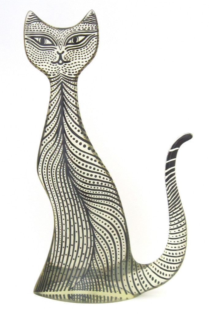 Abraham Palatnik huge cat sculpture