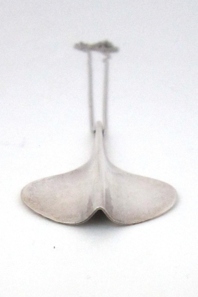 Aksel Holmsen Norway vintage sterling silver modernist stingray necklace