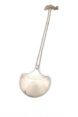 Alton Sweden vintage silver pendant necklace Per Davik 1977 Scandinavian Modernist jewelry design