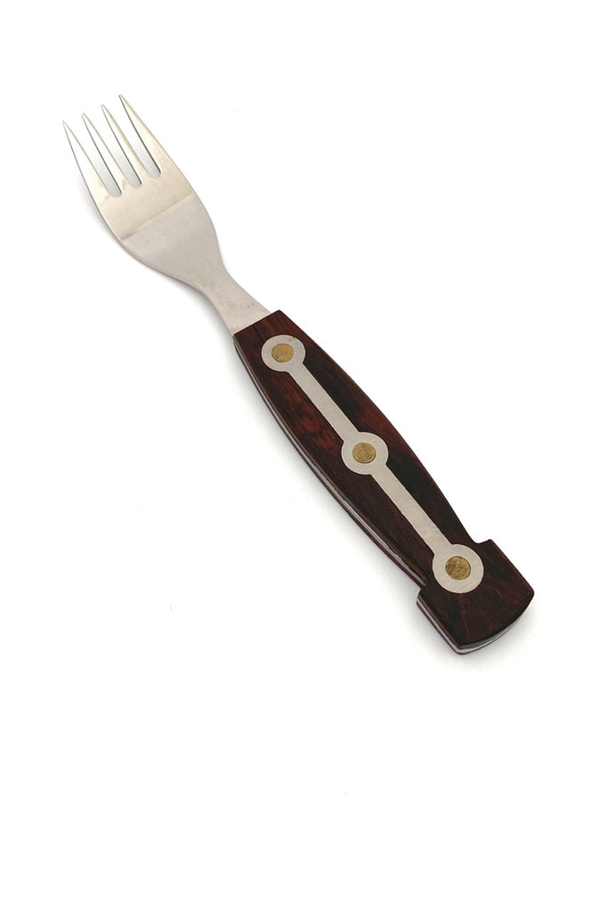 Amboss Austria vintage rosewood brass steel Buffalo fork Modernist design