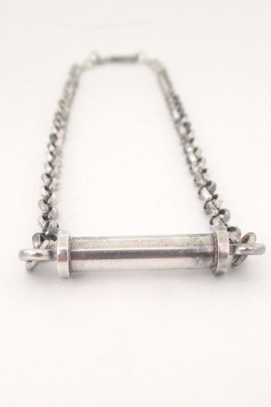 Andreas Mikkelsen Denmark vintage Danish Modern sterling silver necklace