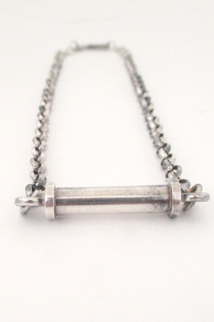 Andreas Mikkelsen Denmark vintage Danish Modern sterling silver necklace