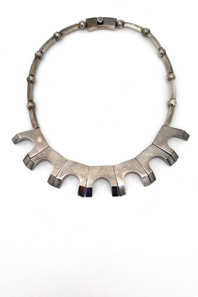 Heavy silver necklace sales