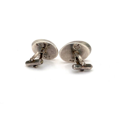 Antonio Pineda large early silver cufflinks