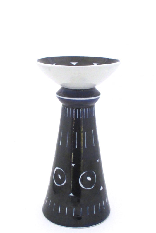 Arabia Finland vintage Valencia ceramic candle holder by Ulla Procope
