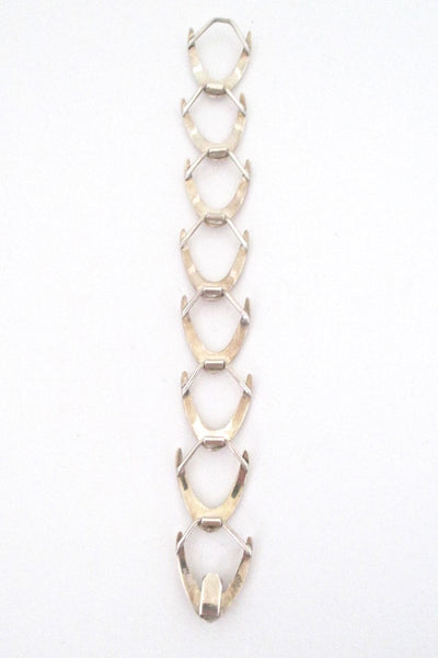 Arne Johansen silver link bracelet